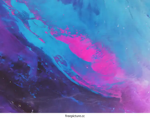 Abstract Colorful Paint Splatter Artwork