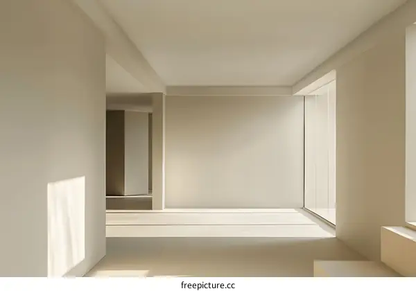 Minimalist Modern Interior Design with Large Windows and Natural Light