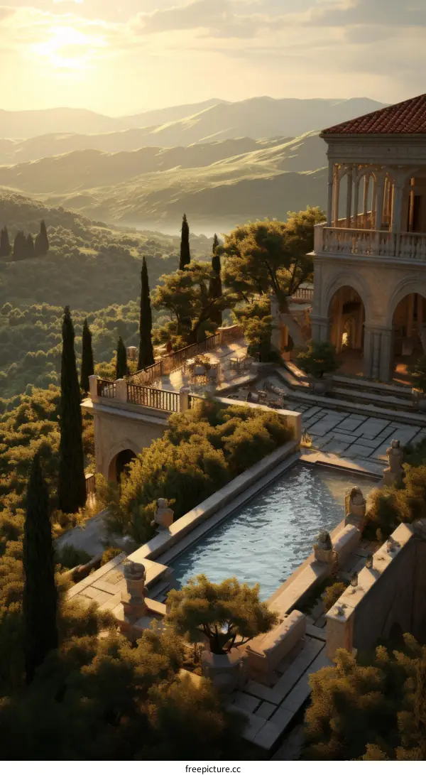 Tuscan Villa with Breathtaking Hillside Views