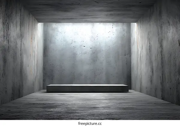 Abstract Concrete Interior Space Design