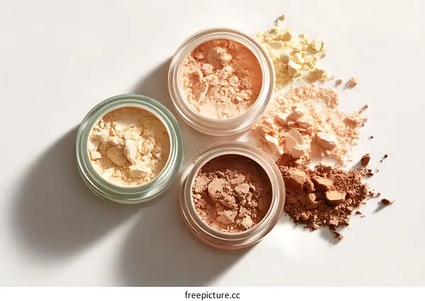 Cosmetic Powder Shades Variety