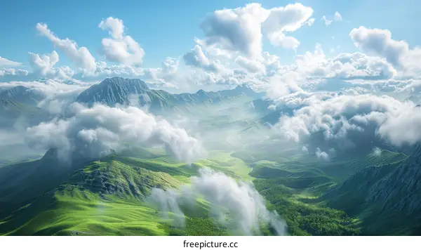 Misty Mountains: An Enchanting Embrace