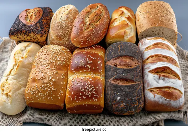 Assortment of Freshly Baked Breads