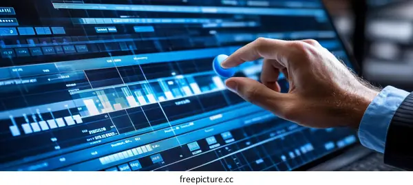 Interactive Data Visualization on a Modern Display