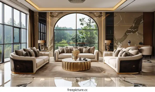 Modern and Minimalist Living Room Interior Design