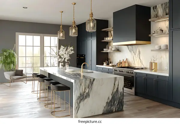 Modern Luxurious Kitchen Interior Design
