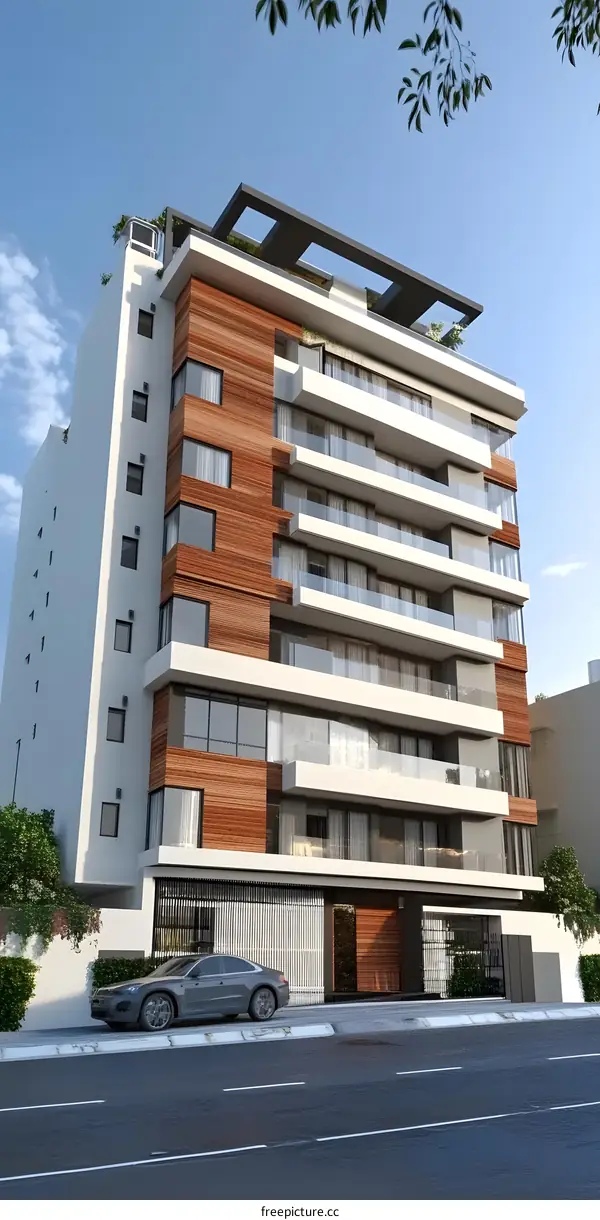 Modern Architecture Design of a Multi-Story Building