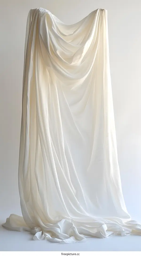 White Fabric Backdrop