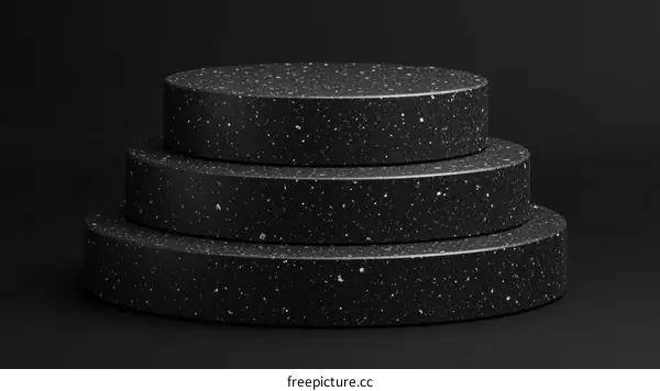 Modern Geometric Abstract Display Platform