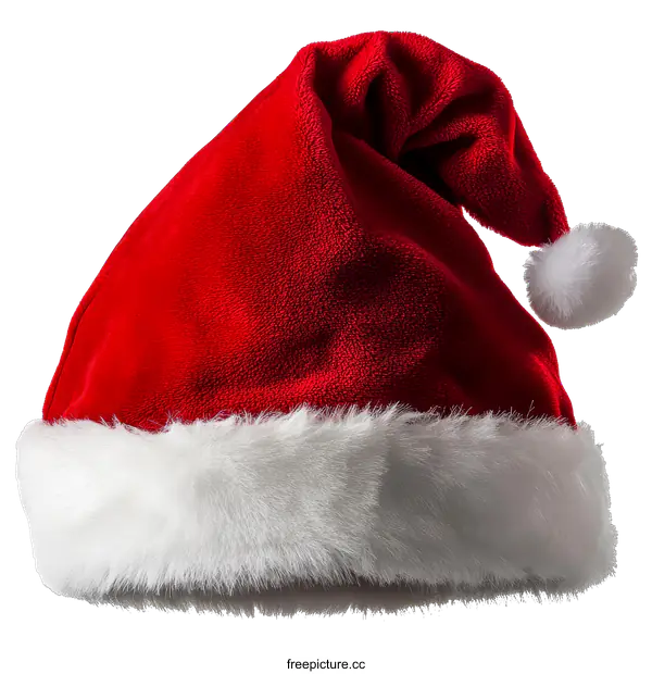 [Transparent Background PNG]Classic Christmas Santa Hat