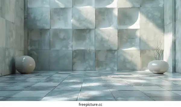 Modern Minimalist Empty Room Interior Design