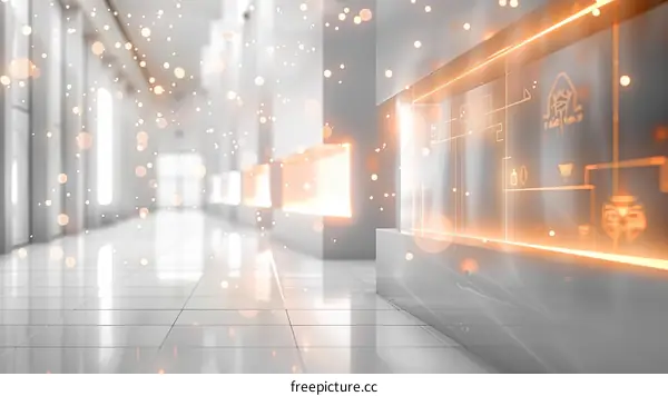 Futuristic Technology Corridor