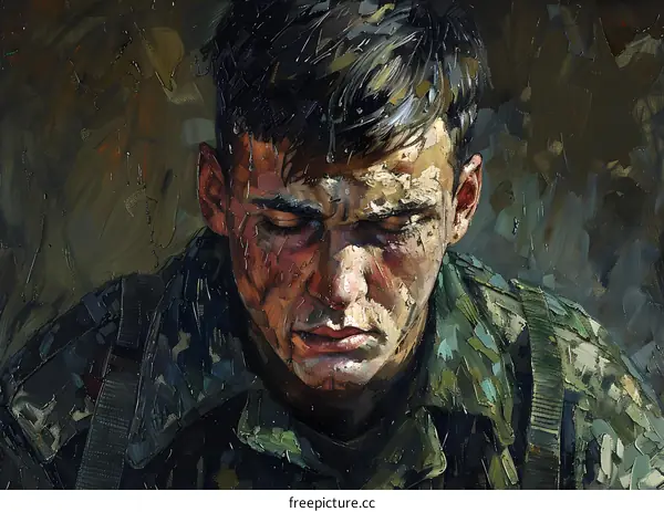 Portrait of a soldier