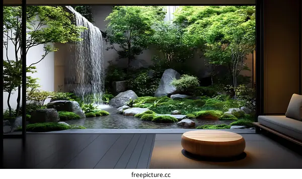 Modern Zen Garden Interior Design