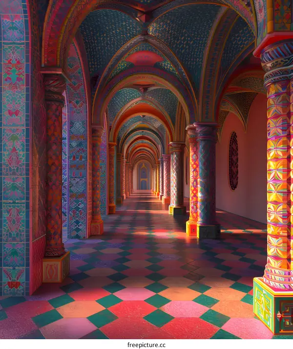 Colorful Archway Perspective
