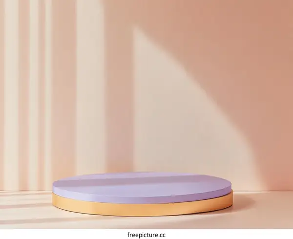 Abstract Pastel Display Podium