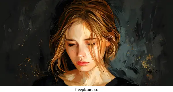 portrait of a beautiful girl with freckles and brown hair