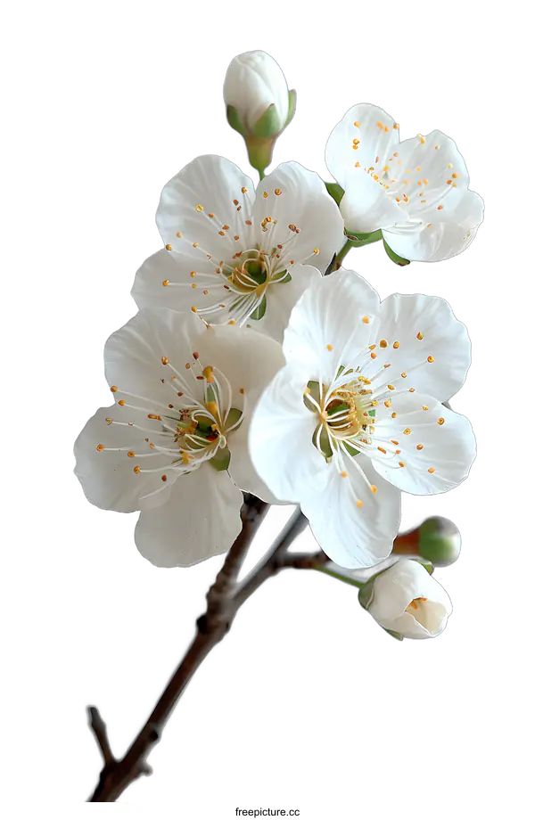 [Transparent Background PNG]White cherry blossom