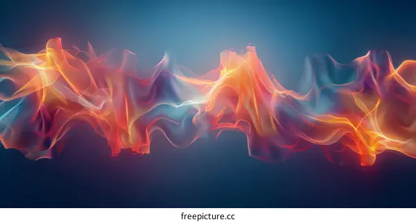 Colorful abstract background with flowing shapes