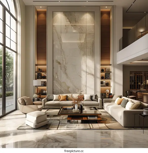 Interior Design for Modern Minimalist Living Room