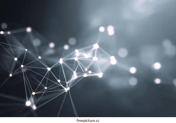 Abstract Network Connections Visualizations