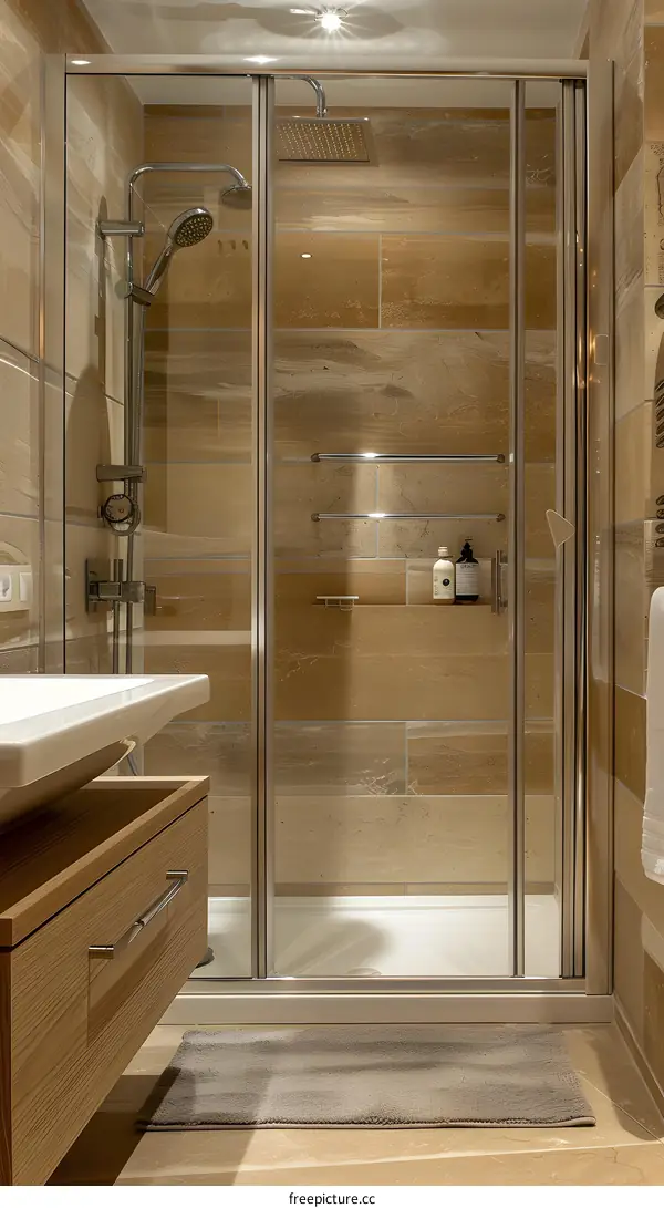 The effect picture of shower room