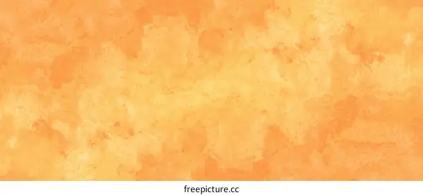 Abstract Orange Watercolor Background