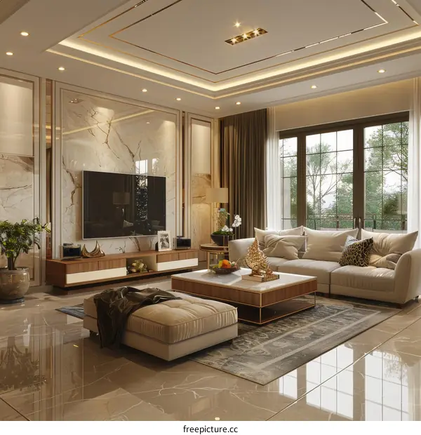 Elegant Living Room Interior Design