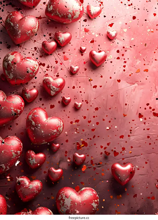 Red heart background image