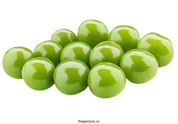 [Transparent Background PNG]Close Up of Fresh Green Peas