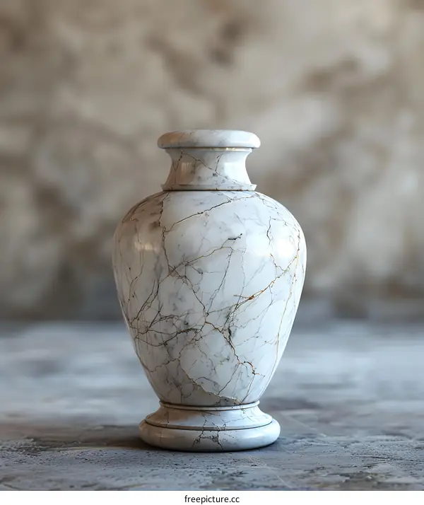 White Marble Vase