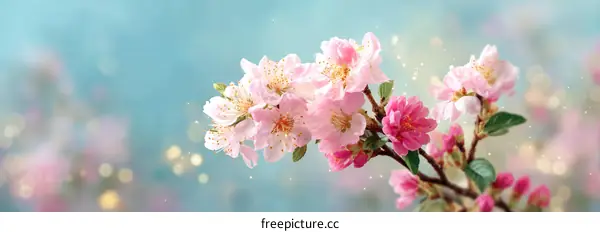Spring Blossoms in Soft Pastel Tones