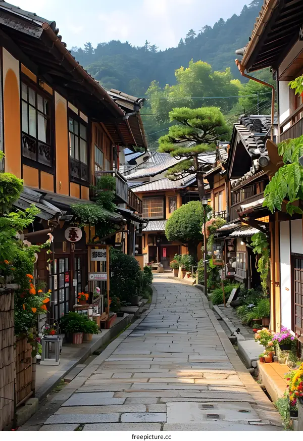 Traditional Japanese Street