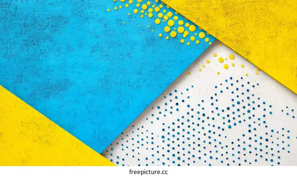 Abstract Geometric Shapes with Color Blending