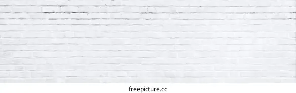 White Brick Wall Texture Background Image