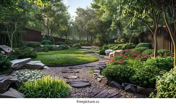 Conceptual Landscape Design Renderings for Gardens