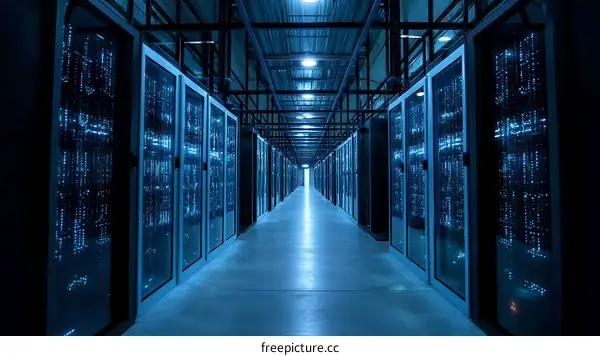 Modern Server Room Interior Architecture Design