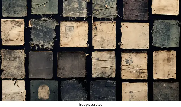 Grunge texture of old paper with rough edges