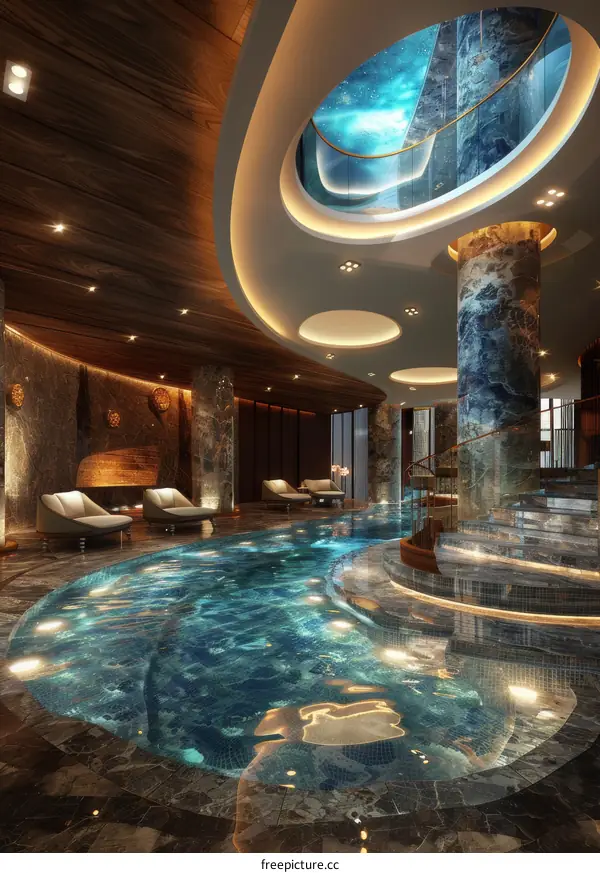 Luxury Indoor Swimming Pool Design