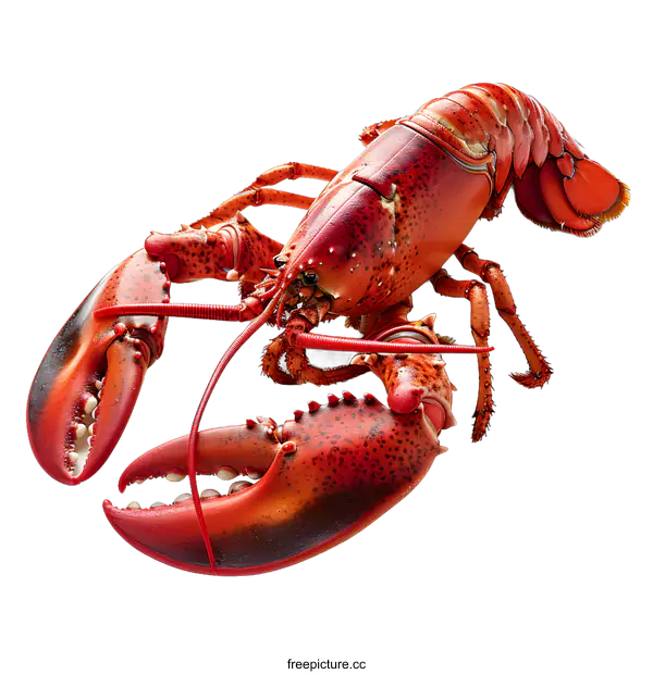 [Transparent Background PNG]Red Lobster on White Background