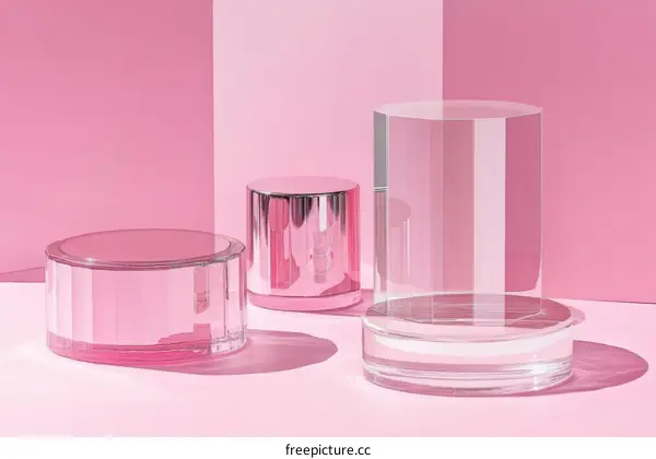 Pink Display Stands for Products