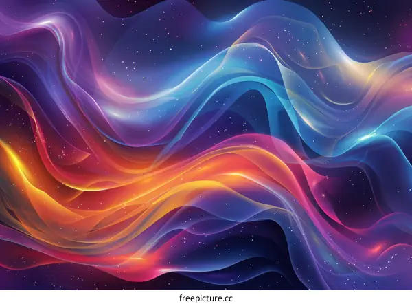 Nebula in Vibrant Hues