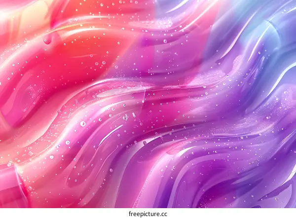 holographic iridescent surface with pink blue purple gradient