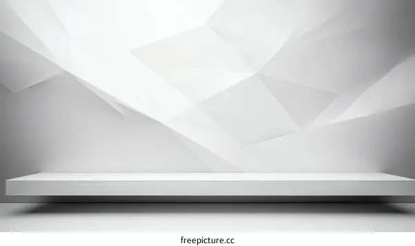 Modern Minimalist Shelf Display Background