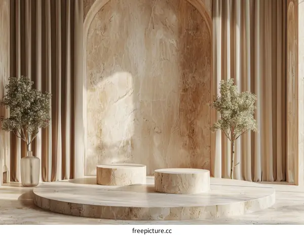 Minimalist Elegant Marble Texture Background