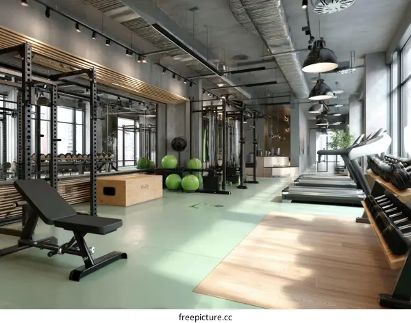 Modern Fitness Center Interior Design
