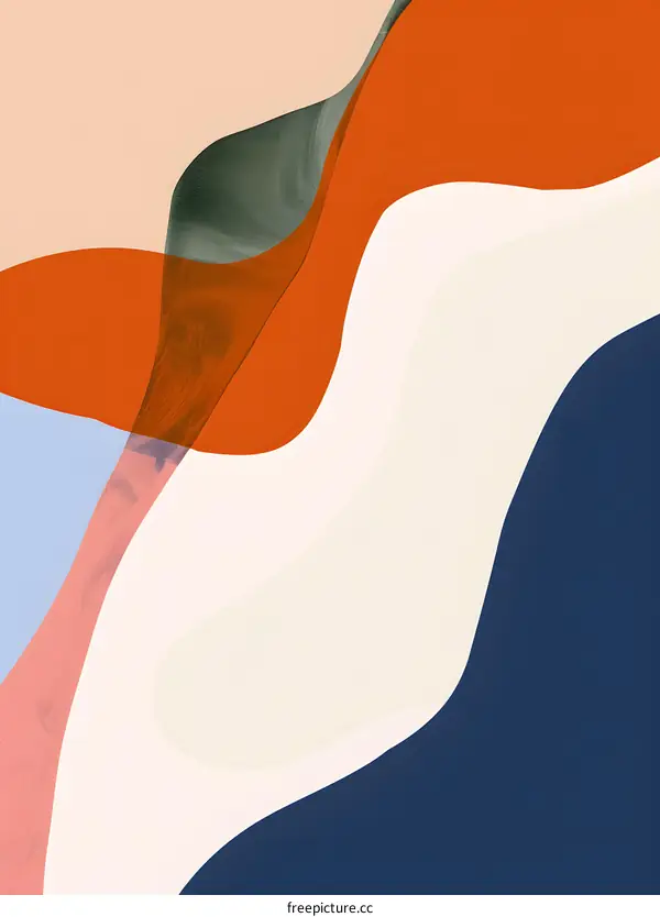 Abstract Illustration With Colorful Shapes