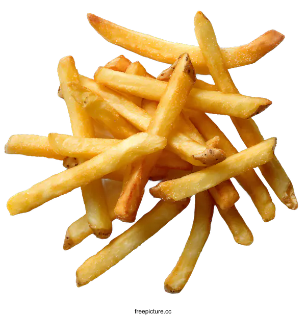 [Transparent Background PNG]A pile of french fries