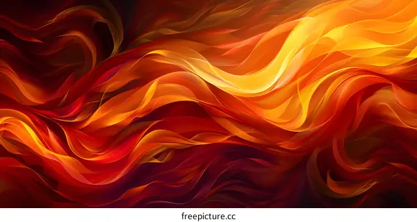 Abstract Wavy Lines Background