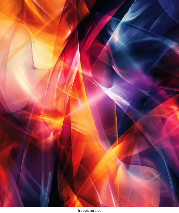 Abstract Colorful Background with Dynamic Energy
